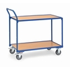 Table top carts 2740 - 2 shelves, high push bar